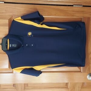 * NBA Indiana Pacers Men's Basketball Navy Polo Shirt, Size Large, Like New